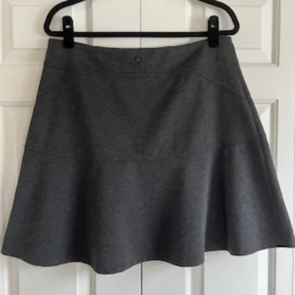 prAna Gianna Ponte Knit Skirt in Charcoal - Large - Picture 5 of 8